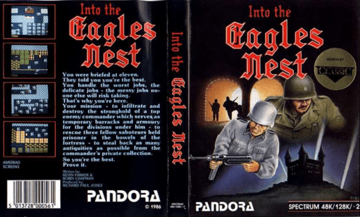 Into the Eagle's Nest box art for ZX Spectrum